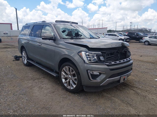 45844870 :رقم المزاد ، 1FMJK1KT1KEA67641 vin ، 2019 Ford Expedition Max Limited مزاد بيع