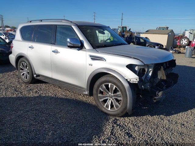 2020 Nissan Armada Sl 4wd მანქანა იყიდება აუქციონზე, vin: JN8AY2NC5L9621038, აუქციონის ნომერი: 45845006
