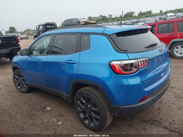 45845030 :رقم المزاد ، 3C4NJDEB6MT521365 vin ، 2021 Jeep Compass 80th Anniversary 4x4 مزاد بيع