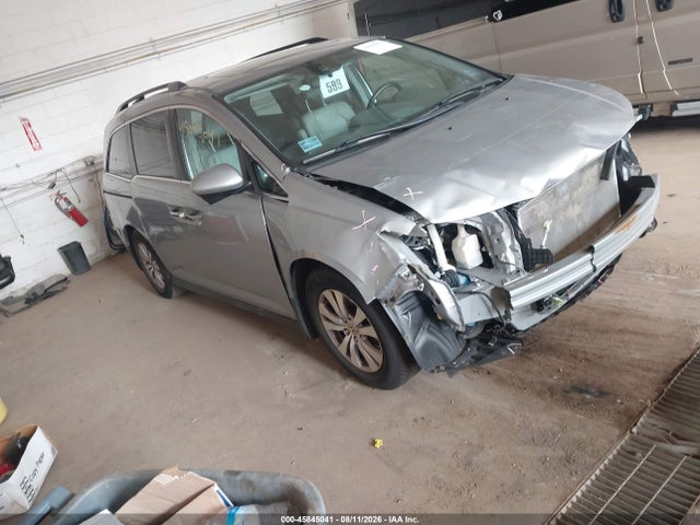 45845041 :رقم المزاد ، 5FNRL5H68GB015927 vin ، 2016 Honda Odyssey Ex-l مزاد بيع