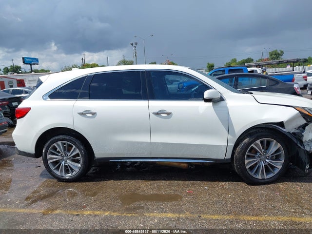 2017 Acura Mdx Technology Package მანქანა იყიდება აუქციონზე, vin: 5FRYD3H59HB010756, აუქციონის ნომერი: 45845137
