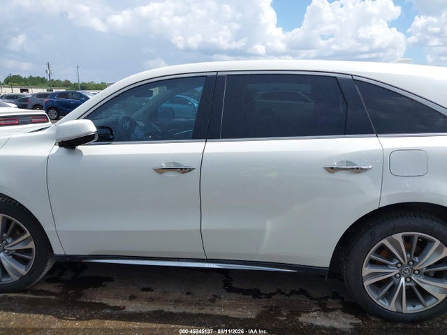 2017 Acura Mdx Technology Package მანქანა იყიდება აუქციონზე, vin: 5FRYD3H59HB010756, აუქციონის ნომერი: 45845137