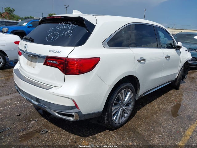 2017 Acura Mdx Technology Package მანქანა იყიდება აუქციონზე, vin: 5FRYD3H59HB010756, აუქციონის ნომერი: 45845137