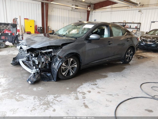 2022 Nissan Sentra Sv Xtronic Cvt მანქანა იყიდება აუქციონზე, vin: 3N1AB8CV0NY253159, აუქციონის ნომერი: 45845180