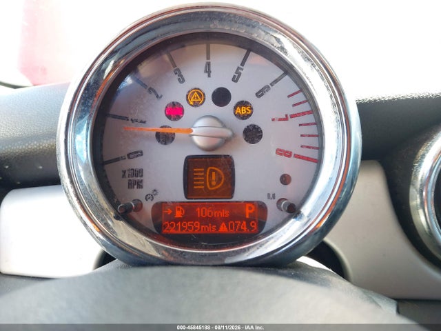 2009 Mini Cooper მანქანა იყიდება აუქციონზე, vin: WMWMF33509TT69698, აუქციონის ნომერი: 45845188