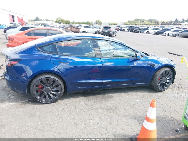 2021 Tesla Model 3 Performance Dual Motor All-wheel Drive მანქანა იყიდება აუქციონზე, vin: 5YJ3E1EC6MF914137, აუქციონის ნომერი: 45845209