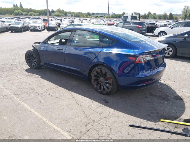 2021 Tesla Model 3 Performance Dual Motor All-wheel Drive მანქანა იყიდება აუქციონზე, vin: 5YJ3E1EC6MF914137, აუქციონის ნომერი: 45845209