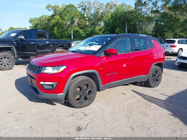 45845274 :رقم المزاد ، 3C4NJDBB0JT395004 vin ، 2018 Jeep Compass Altitude 4x4 مزاد بيع
