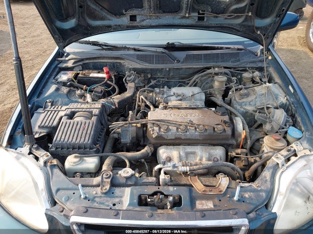 45845287 :رقم المزاد ، 1HGEJ8542WL056513 vin ، 1998 Honda Civic Ex مزاد بيع