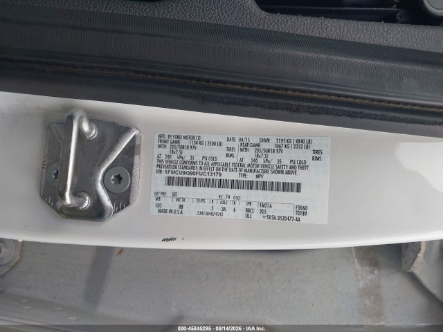 Ford ESCAPE SE 2015 1FMCU9G90FUC13179 Image 9