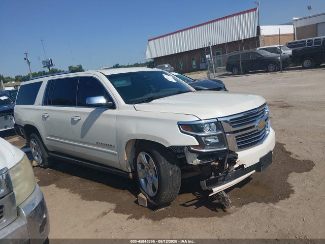45845296 :رقم المزاد ، 1GNSKKKCXFR308293 vin ، 2015 Chevrolet Suburban Ltz مزاد بيع