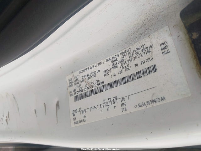 Продажа на аукционе авто 2019 Ford F-350 Crew Cab, vin: 1FDWW3D64KEG56499, номер лота: 45845310