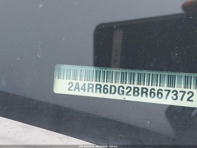 45845340 :رقم المزاد ، 2A4RR6DG2BR667372 vin ، 2011 Chrysler Town & Country Limited مزاد بيع