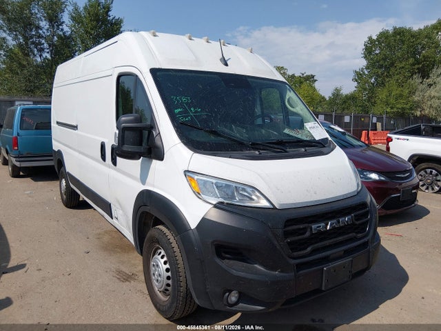 Aukcja sprzedaży 2025 Ram Promaster 2500 Tradesman High Roof 159 Wb W/pass Seat, vin: 3C6LRVDG9SE506872, numer aukcji: 45845361