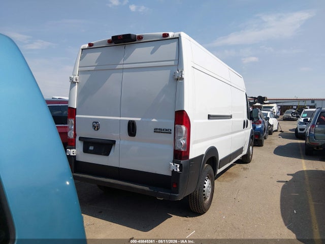 45845361 :رقم المزاد ، 3C6LRVDG9SE506872 vin ، 2025 Ram Promaster 2500 Tradesman High Roof 159 Wb W/pass Seat مزاد بيع