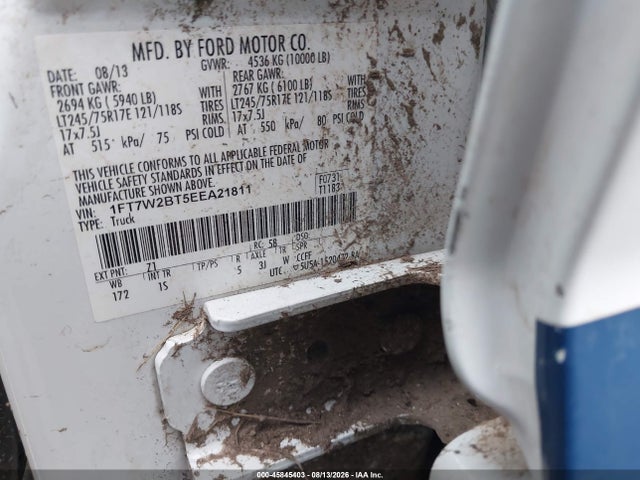 Ford F250 Super Duty 2014 1FT7W2BT5EEA21811 Image 9