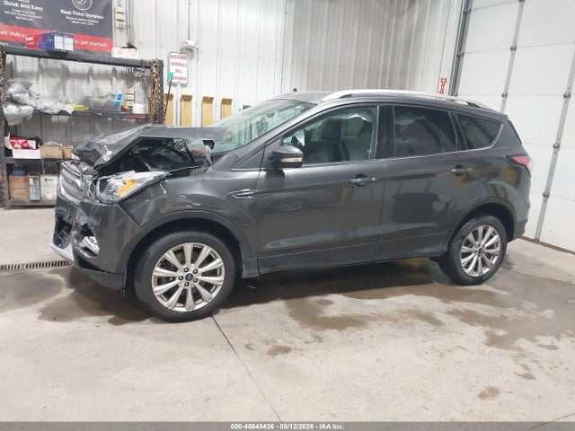 2017 Ford Escape Titanium მანქანა იყიდება აუქციონზე, vin: 1FMCU9J93HUE48011, აუქციონის ნომერი: 45845436