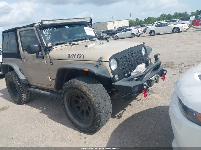 Продажа на аукционе авто 2016 Jeep Wrangler Willys Wheeler, vin: 1C4AJWAG5GL317121, номер лота: 45845470