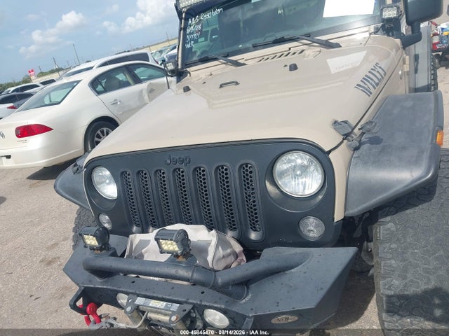 2016 Jeep Wrangler Willys Wheeler მანქანა იყიდება აუქციონზე, vin: 1C4AJWAG5GL317121, აუქციონის ნომერი: 45845470