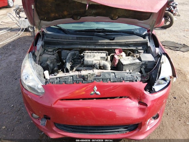 2014 Mitsubishi Mirage Es მანქანა იყიდება აუქციონზე, vin: ML32A4HJ1EH023843, აუქციონის ნომერი: 45845536