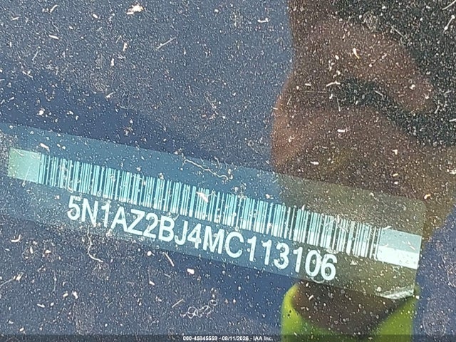 Продаж на аукціоні авто 2021 Nissan Murano Sv Fwd, vin: 5N1AZ2BJ4MC113106, номер лоту: 45845559