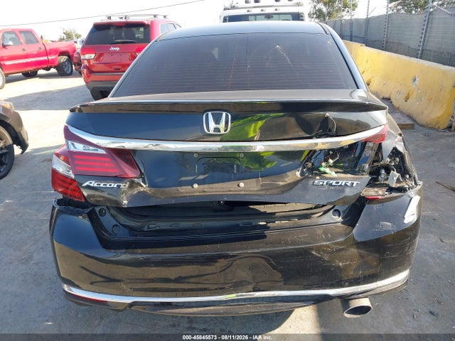 45845573 :رقم المزاد ، 1HGCR2F65HA081661 vin ، 2017 Honda Accord Sport مزاد بيع
