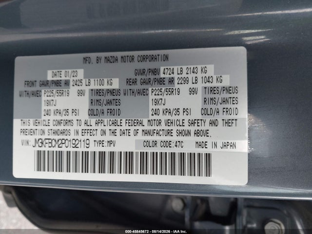 Mazda Cx-5 2.5 S Carbon Edition 2023 JM3KFBCM2P0192119 Image 9