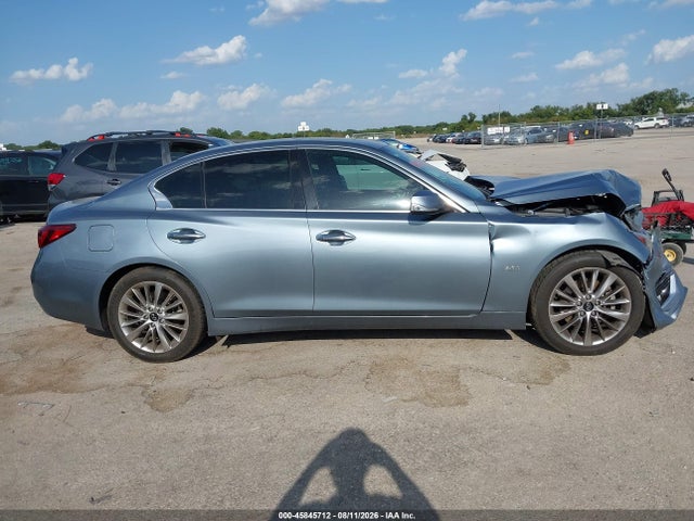 2020 Infiniti Q50 Luxe მანქანა იყიდება აუქციონზე, vin: JN1EV7AP0LM208259, აუქციონის ნომერი: 45845712