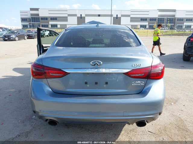 2020 Infiniti Q50 Luxe მანქანა იყიდება აუქციონზე, vin: JN1EV7AP0LM208259, აუქციონის ნომერი: 45845712