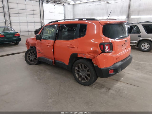 45845759 :رقم المزاد ، ZACCJABT3GPC70738 vin ، 2016 Jeep Renegade 75th Anniversary مزاد بيع