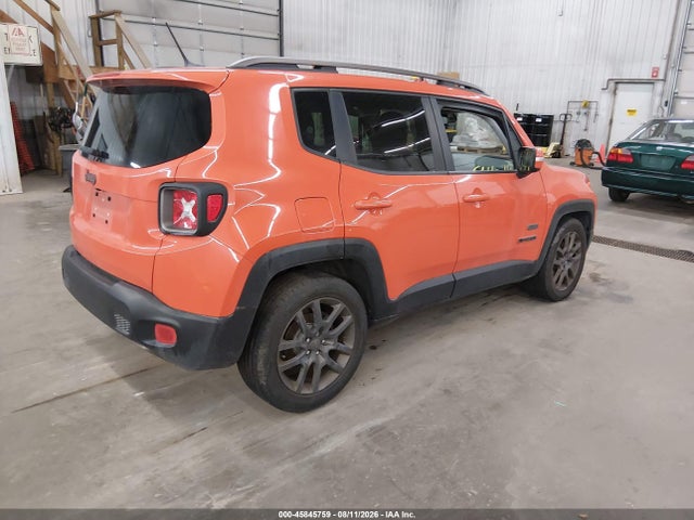45845759 :رقم المزاد ، ZACCJABT3GPC70738 vin ، 2016 Jeep Renegade 75th Anniversary مزاد بيع