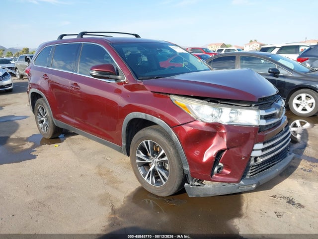 Продаж на аукціоні авто 2019 Toyota Highlander Le, vin: 5TDZZRFH6KS358878, номер лоту: 45845770