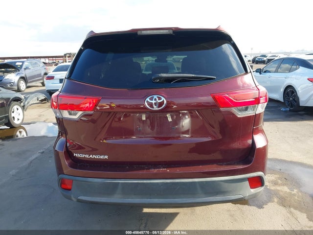 Продажа на аукционе авто 2019 Toyota Highlander Le, vin: 5TDZZRFH6KS358878, номер лота: 45845770