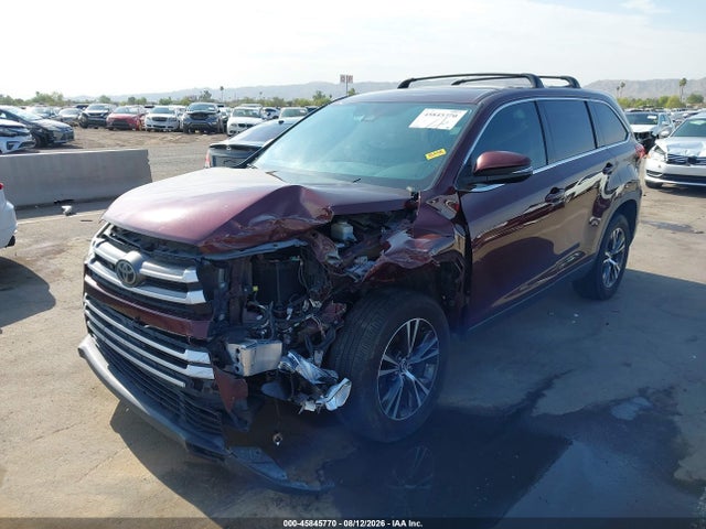 Продажа на аукционе авто 2019 Toyota Highlander Le, vin: 5TDZZRFH6KS358878, номер лота: 45845770