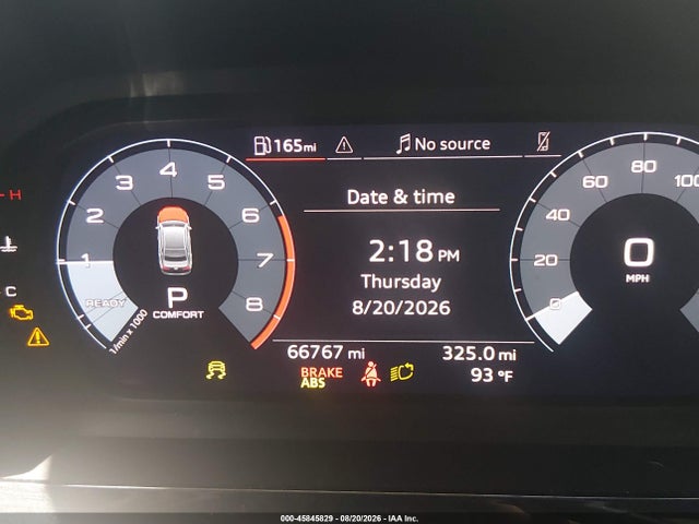 45845829 :رقم المزاد ، WAUAUDGY9PA038145 vin ، 2023 Audi A3 Premium 40 Tfsi Front-wheel Drive S Tronic مزاد بيع