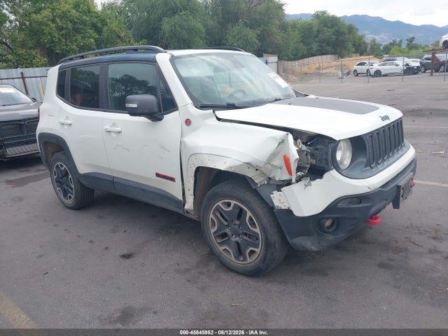 Aukcja sprzedaży 2016 Jeep Renegade Trailhawk, vin: ZACCJBCT3GPC83302, numer aukcji: 45845952