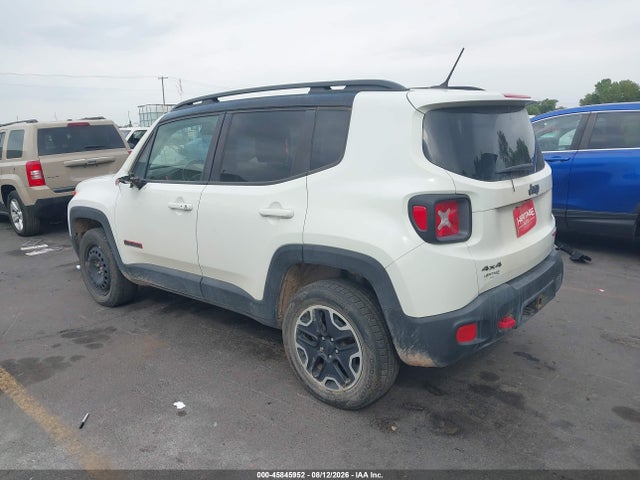 Aukcja sprzedaży 2016 Jeep Renegade Trailhawk, vin: ZACCJBCT3GPC83302, numer aukcji: 45845952