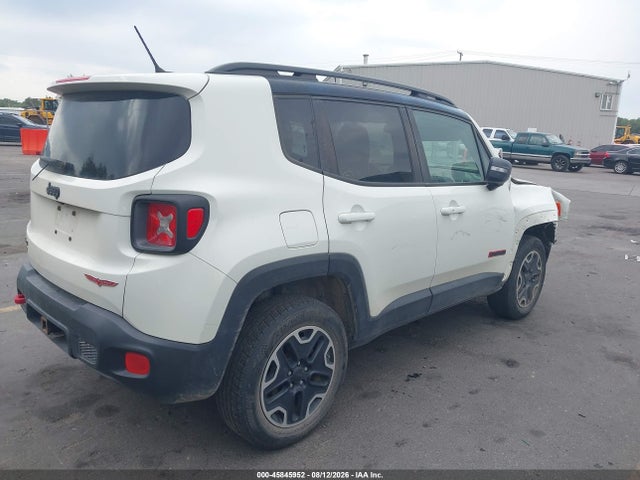 Aukcja sprzedaży 2016 Jeep Renegade Trailhawk, vin: ZACCJBCT3GPC83302, numer aukcji: 45845952