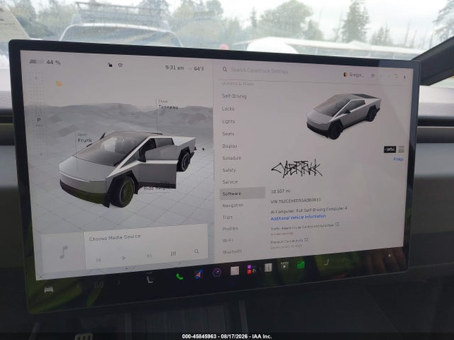 7G2CEHED5SA060833 Tesla Cybertruck All-wheel Drive