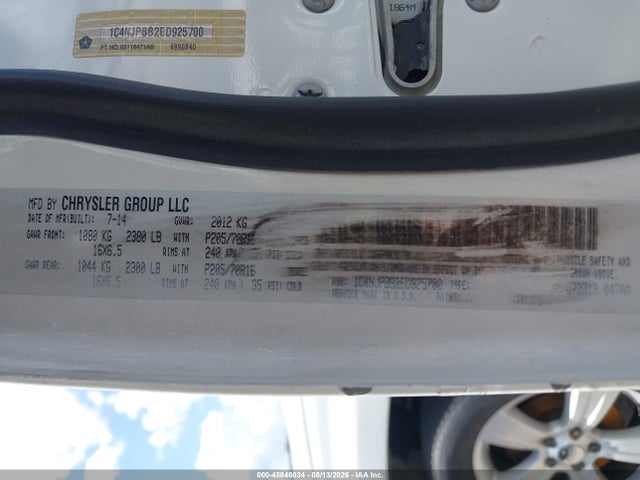 Продаж на аукціоні авто 2014 Jeep Patriot Sport, vin: 1C4NJPBB2ED925700, номер лоту: 45846034