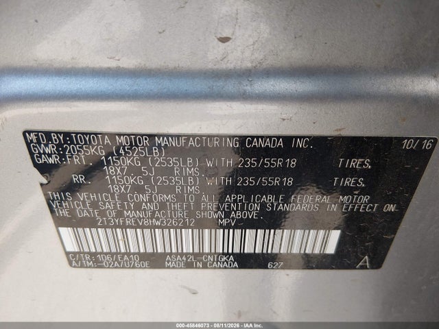 Toyota Rav4 Limited 2017 2T3YFREV8HW326212 Image 9