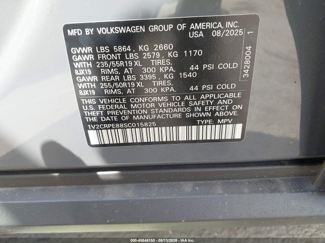 Volkswagen ID.4 PRO 2025 1V2CRPE88SC015825 Image 9