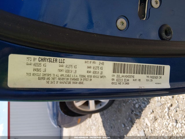2009 Dodge Challenger Se მანქანა იყიდება აუქციონზე, vin: 2B3LJ44V49H559746, აუქციონის ნომერი: 45846256