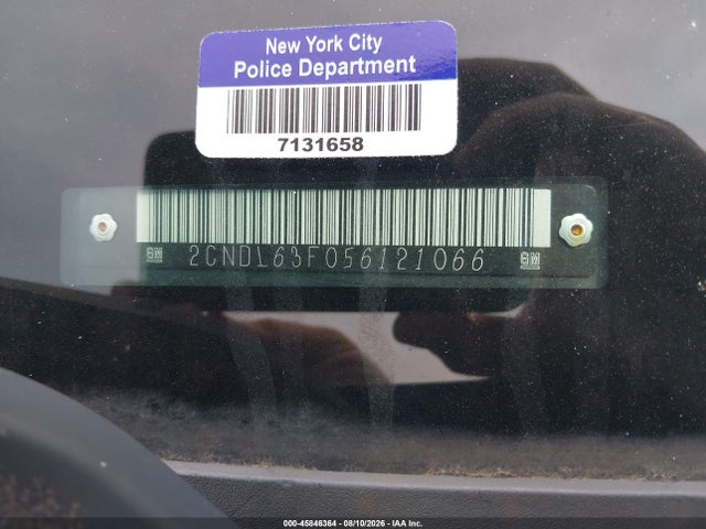 2005 Chevrolet Equinox Lt მანქანა იყიდება აუქციონზე, vin: 2CNDL63F056121066, აუქციონის ნომერი: 45846364