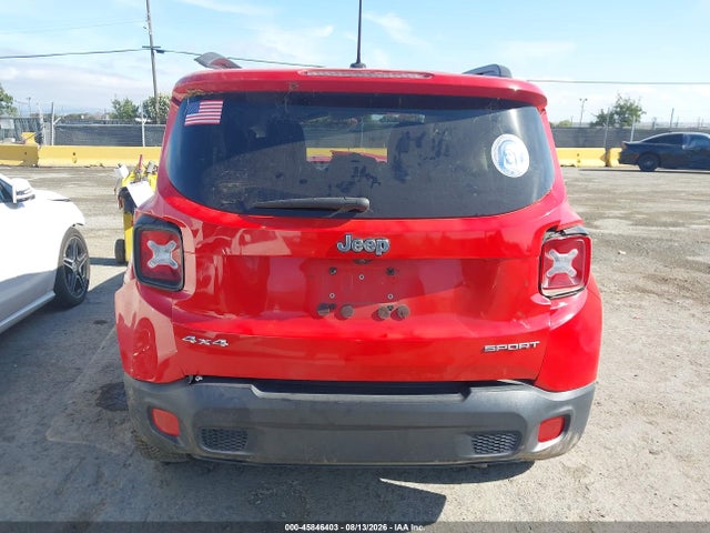 Aukcja sprzedaży 2016 Jeep Renegade Sport, vin: ZACCJBATXGPD60279, numer aukcji: 45846403
