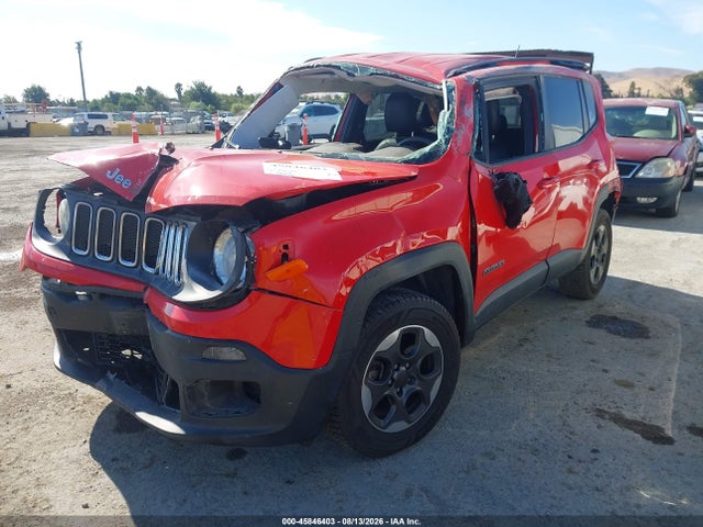 Aukcja sprzedaży 2016 Jeep Renegade Sport, vin: ZACCJBATXGPD60279, numer aukcji: 45846403