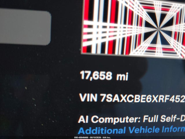 Aukcja sprzedaży 2024 Tesla Model X Plaid Tri Motor All-wheel Drive, vin: 7SAXCBE6XRF452831, numer aukcji: 45846468