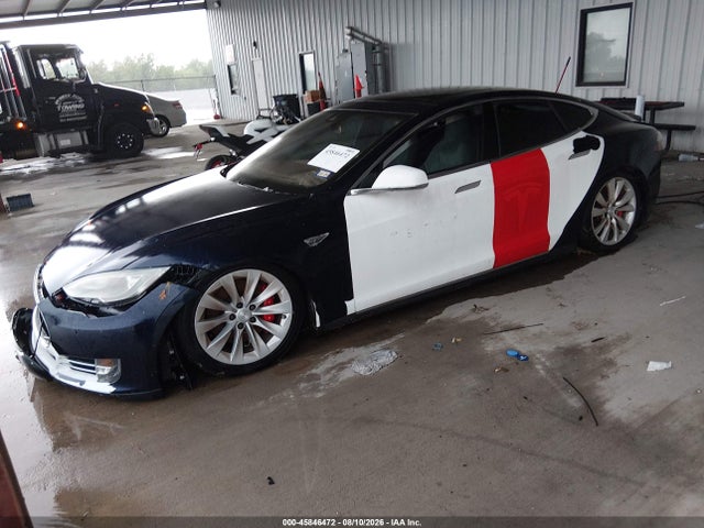 45846472 :رقم المزاد ، 5YJSA1H23FFP76120 vin ، 2015 Tesla Model S 70d/85d/p85d مزاد بيع