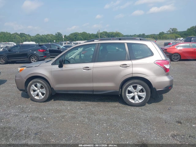 2015 Subaru Forester 2.5i მანქანა იყიდება აუქციონზე, vin: JF2SJABC1FH595391, აუქციონის ნომერი: 45846532