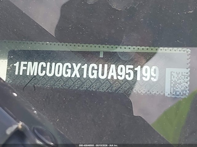Продаж на аукціоні авто 2016 Ford Escape Se, vin: 1FMCU0GX1GUA95199, номер лоту: 45846588